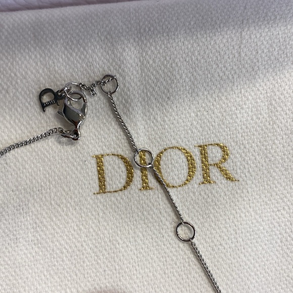 Dior Dog Tag Pendant Necklace, Gift Bag and Gift Box - Picture 3 of 9